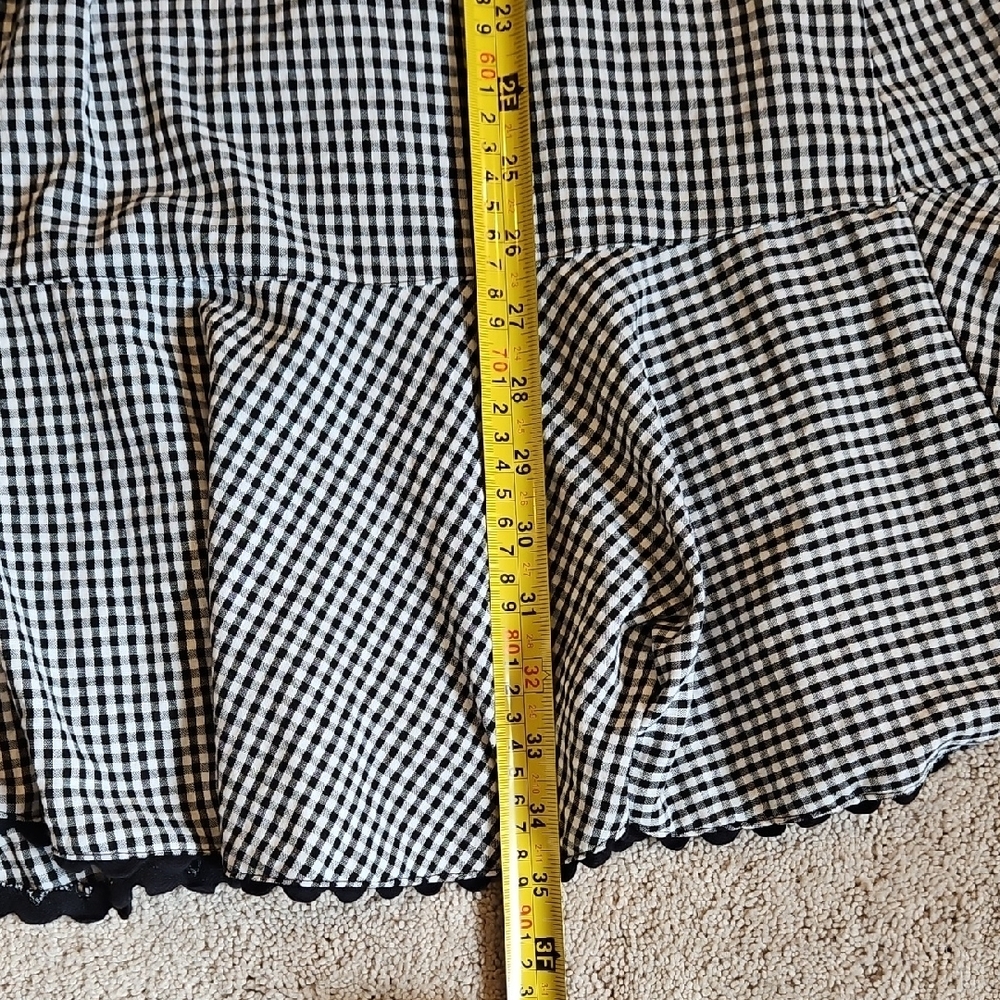 Tuckernuck Cotton and Hemp Black and White Gingham Dress - Picture 9 of 16